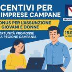 FINO A 15.000€ DI CONTRIBUTO A FONDO PERDUTO PER OGNI NUOVA ASSUNZIONE IN REGIONE CAMPANIA